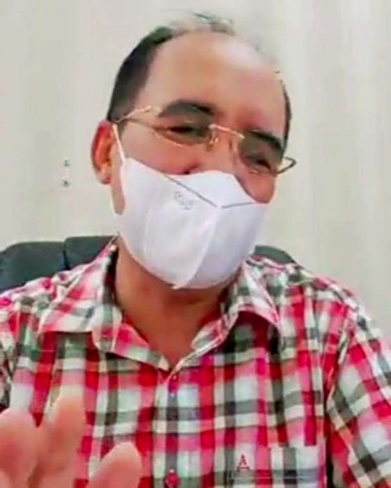 Walikota Kupang Jefri Riwu Kore tampil lewat video, mengabarkan bahwa kondisi fisiknya tetap fit (Difoto dari video unggahan Jeriko)