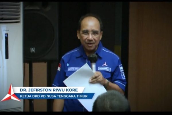 Ketua DPD Partai Demokrat NTT Jefirstson Riwu Kore. (ist)