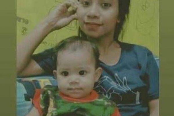 Sandri bersama anaknya yang baru berumur 11 bulan, sudah menghilang lima hari dari kediamannya. (dok. keluarga)