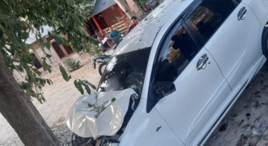 Kondisi mobil dilokasi kejadian (yandry/kupangterkini.com)