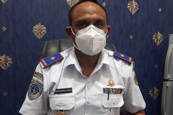 Kepala Dinas Perhubungan, Bernadinus Mere (yandry/kupangterkini.com)