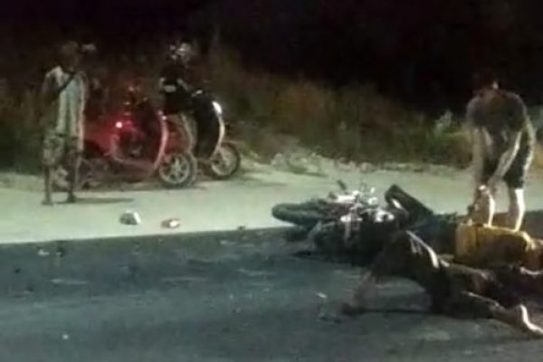Kecelakaan yang terjadi di jalan Timor Raya (ist)
