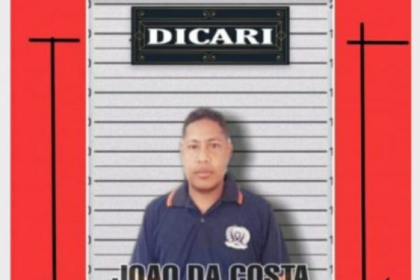 Joao Da Costa, napi yang kabur sejak maret lalu. (ist)