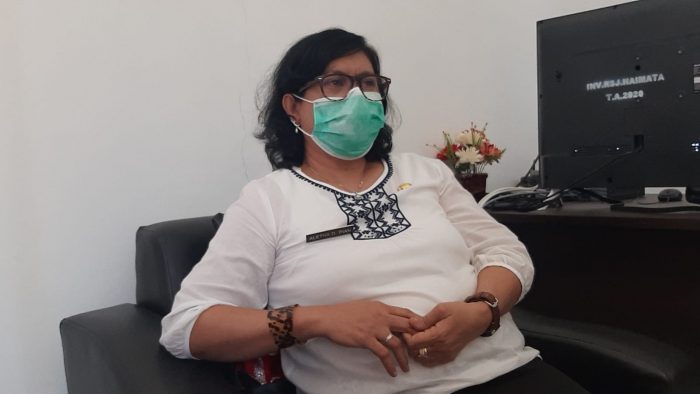 Direktur Rumah Sakit Jiwa Naimata, dr. Aletha D Pian