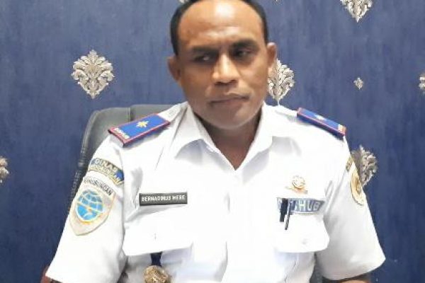 Kepala Dinas Perhubungan kota Kupang, Bernadinus Mere. (yandry/kupangterkini.com)