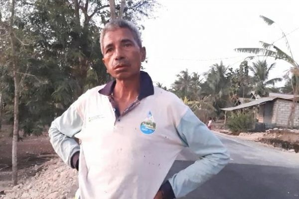 Marthen Bira, tokoh masyarakat desa Raknamo (yandry/kupangterkini.com)