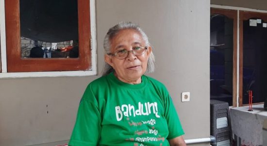 Ibu Asnat Manafe/Mauk, ibunda mendiang Astrid Manafe (yandry/kupangterkini.com)