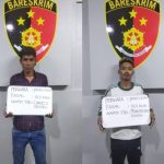 Dua Pemuda yakni Marselinus, 22 dan Carles, 22 diamankan polisi karena curanmor di Denpasar, Bali.(ist)
