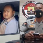 Adhitya Nasution SH, MH kuasa hukum keluarga Manafe serta Kabid Humas Polda NTT, Kombes Pol Rishian Krisna Budhiaswanto (yandry/kupangterkini.com)