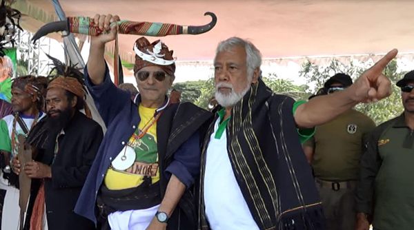 Xanana Gusmao dan Ramos Horta ketika melakukan kampanye lalu. (Ist)