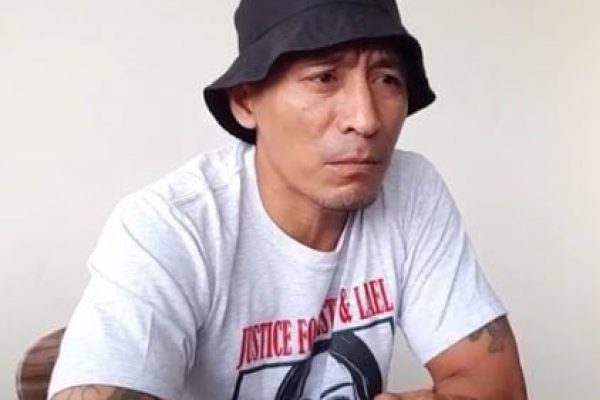 Ketua Garuda Kupang yang juga tergabung dalam aliansi pencari keadilan, Mex Sinlae (yandry/kupangterkini.com)
