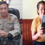 Kabid Humas Polda NTT, Kombes Pol Ariasandy serta korban Hendra F Ballu (ist)