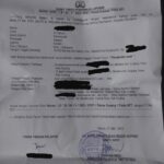 Laporan Polisi kasus dugaan pencabulan di kelurahan Merdeka (ist)