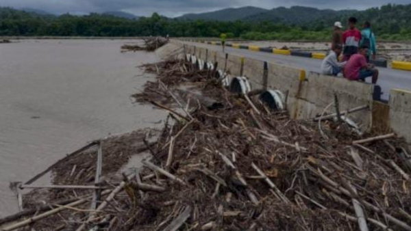 Kondisi kali siumate setelah banjir yang menewaskan satu orang (ist)