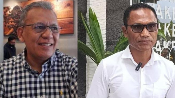 Ahli Hukum Pidana, Mikhael Feka serta penasehat hukum keluarga Brand, Ricky JD Brand