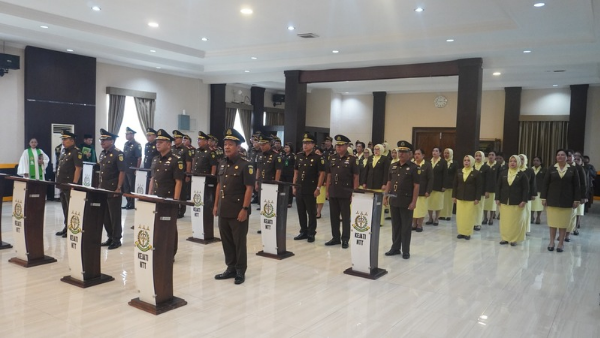 Suasana pelantikan dan rotasi kepemimpinan di Kejati NTT (ist)