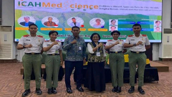 Prajurit Kadet Unhan RI yang meraih penghargaan