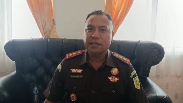 Kajari Kabupaten Kupang, Yupiter Selan saat ditemui (yandry/kupangterkini.com)