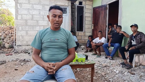 Para Petani Rumput Laut desa Lifuleo, Kupang Barat (yandry/kupangterkini.com)