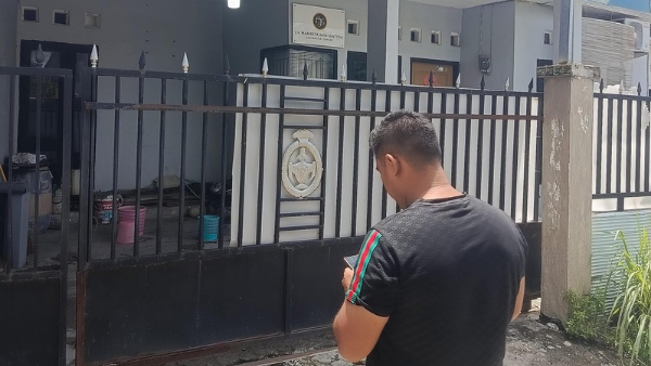 Deddy Luan saat mendatangi kantor CV Mariesta Jaya Sentosa (dok pribadi)