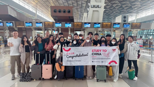 Mahasiswa/i yang bakal kuliah kedokteran di China (ist)