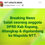 Tangkapan layar postingan yang mengarah pada ditangkapnya HL oleh pihak kepolisian (ist) Tangkapan layar postingan yang mengarah pada ditangkapnya HL oleh pihak kepolisian (ist)