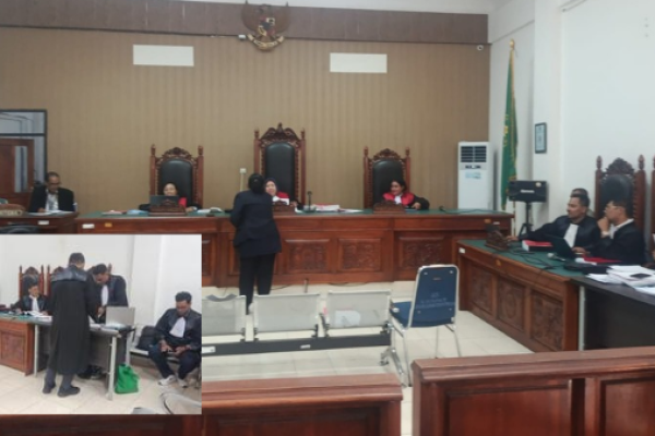 Suasana sidang kasus penelantaran yang menyeret Mokrianus Lay (yandry/kupangterkini.com) Suasana sidang kasus penelantaran yang menyeret Mokrianus Lay (yandry/kupangterkini.com)