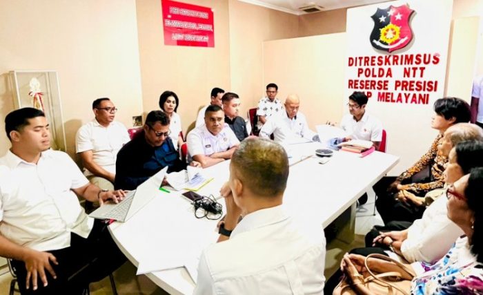 RJ yang dilakukan Polda NTT dalam kasus dugaan investasi bodong (ist)