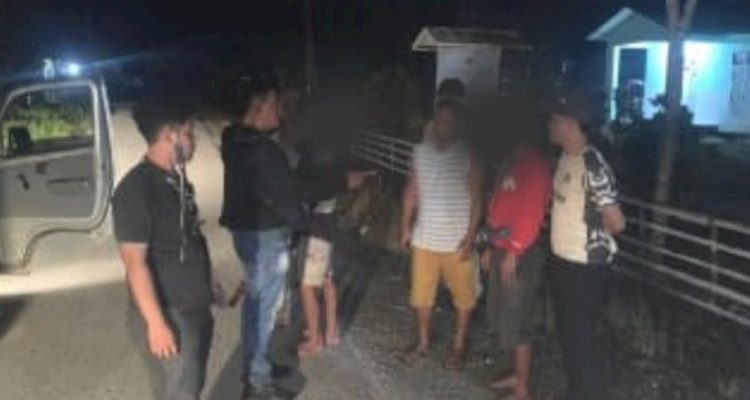 Pelaku pembunuhan saat diamankan Polisi (ist)