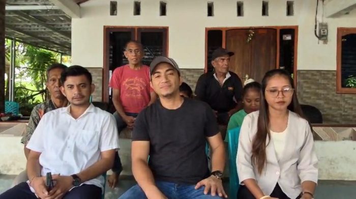 Imbo Tulung, Renhold Lay, Melanie Desa serta keluarga para tersangka (yandry/kupangterkini.com)