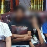 Ketiga anak Mokris Lay bersama mantan Istri Lichen Rihipake (yandry/kupangterkini.com)
