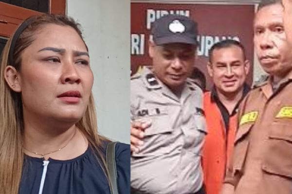 Anggi Widodo dan Mokris Lay ketika ditahan Jaksa (yandry/kupangterkini.com) Anggi Widodo dan Mokris Lay ketika ditahan Jaksa (yandry/kupangterkini.com)