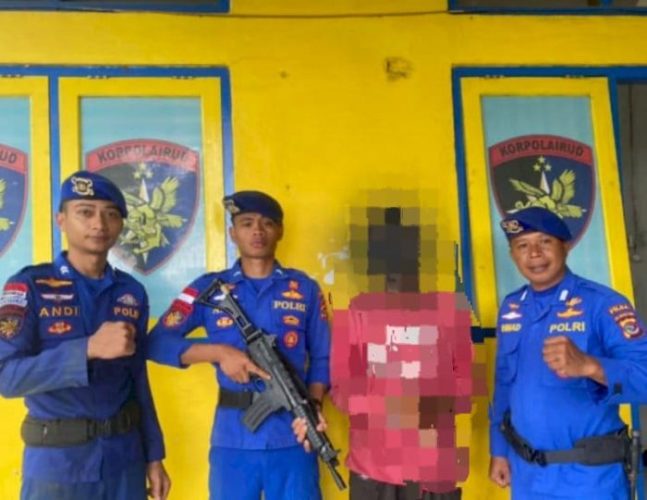 DPO pemakai bom ikan saat diamankan Ditpolairud Polda NTT