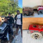 Barang bukti mesin traktor yang diamankan Barang bukti mesin traktor yang diamankan