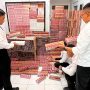 Ribuan Bungkus Rokok tanpa izin yang diamankan