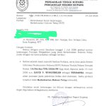Keterangan incraht putusan Pelaksana Proyek Puskesmas Oesao atas nama Pelaksana David Wungubelen Keterangan incraht putusan Pelaksana Proyek Puskesmas Oesao atas nama Pelaksana David Wungubelen