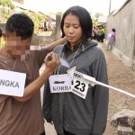 Rekonstruksi kasus pembunuhan di Kecamatan Alak (ist)