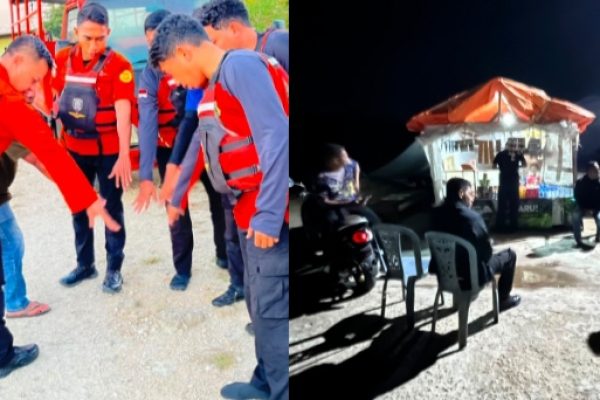 Tim SAR Gabungan saat bersiap melakukan proses pencarian (ist) Tim SAR Gabungan saat bersiap melakukan proses pencarian (ist)