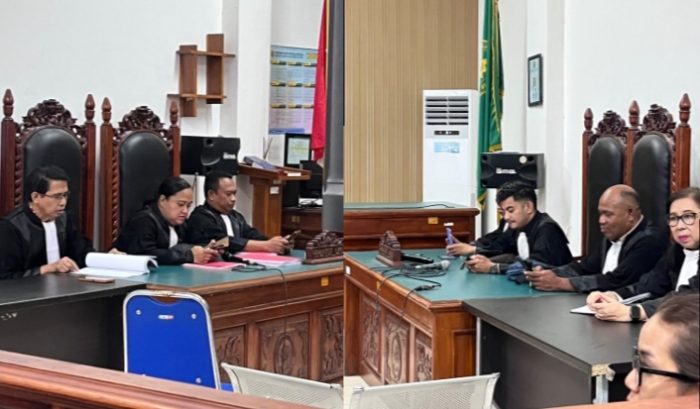JPU serta Penasehat Hukum para terdakwa dalam sidang tuntutan (yandry/kupangterkini.com)