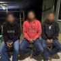 Ketiga pelaku pembakaran Burung Hantu yang diamankan (ist)