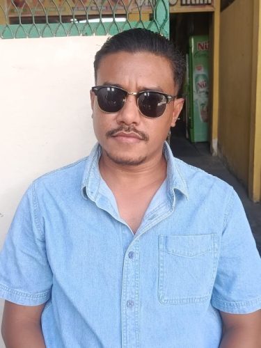 Yosua Nainatun, salah satu tim kuasa hukum 7 terdakwa kasus Sebastian Bokol (yandry/kupangterkini.com)