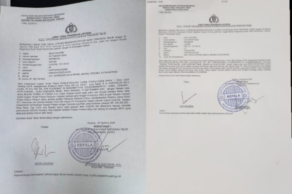 Laporan polisi antara kedua kubu yang saling berbalas (ist)