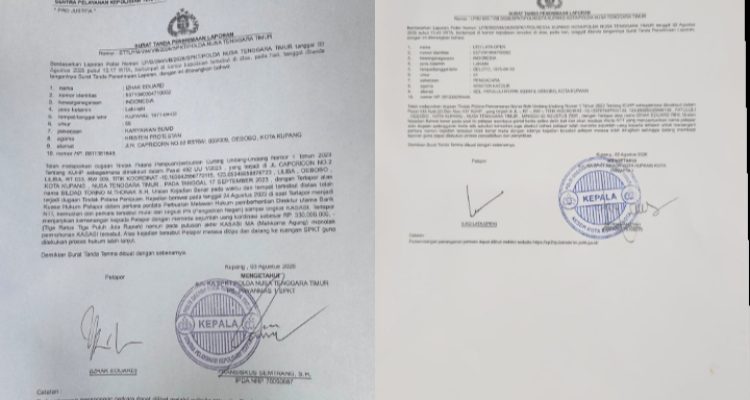 Laporan polisi antara kedua kubu yang saling berbalas (ist)