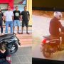 Pelaku penjambretan saat diamankan petugas (ist)