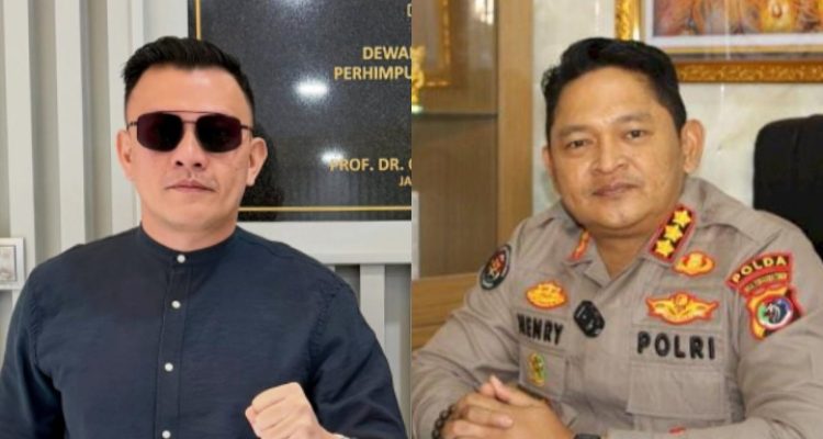 Fransisco Bernando Bessi serta Kabid Humas Polda NTT, Kombes Pol Henry Novika Candra (ist)