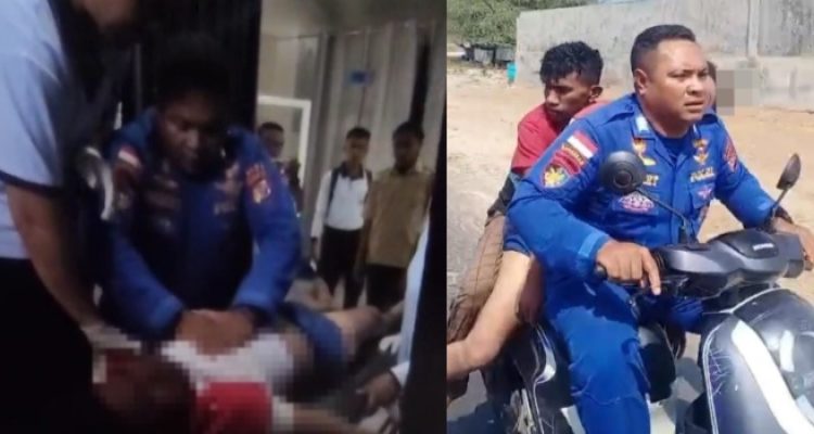 Mahasiswa yang tenggelam saat dievakuasi personel Ditpolairud (ist)