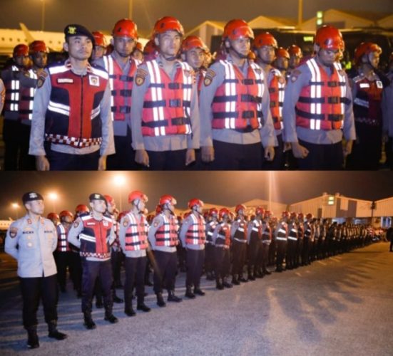 Personel Polri diberangkatkan menuju Nagekeo, lokasi gempa