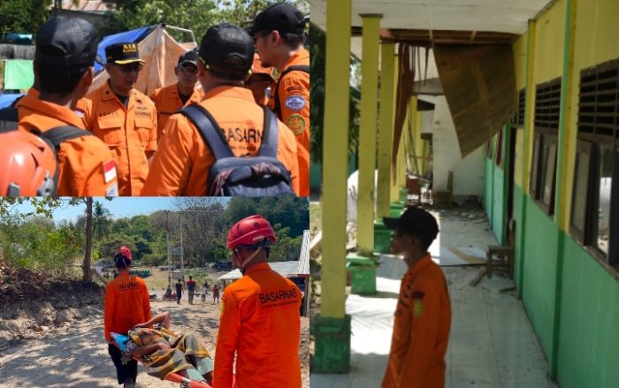 SAR terus melakukan evakuasi dan pertolongan (Basarnas Maunere)
