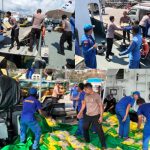 Paket Sembako serta beras yang dikirimkan menuju lokasi gempa