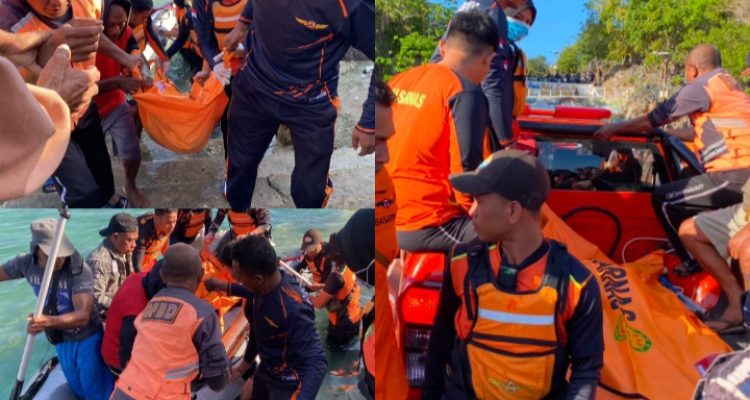 Korban saat diavakuasi Tim SAR (SAR Kupang)